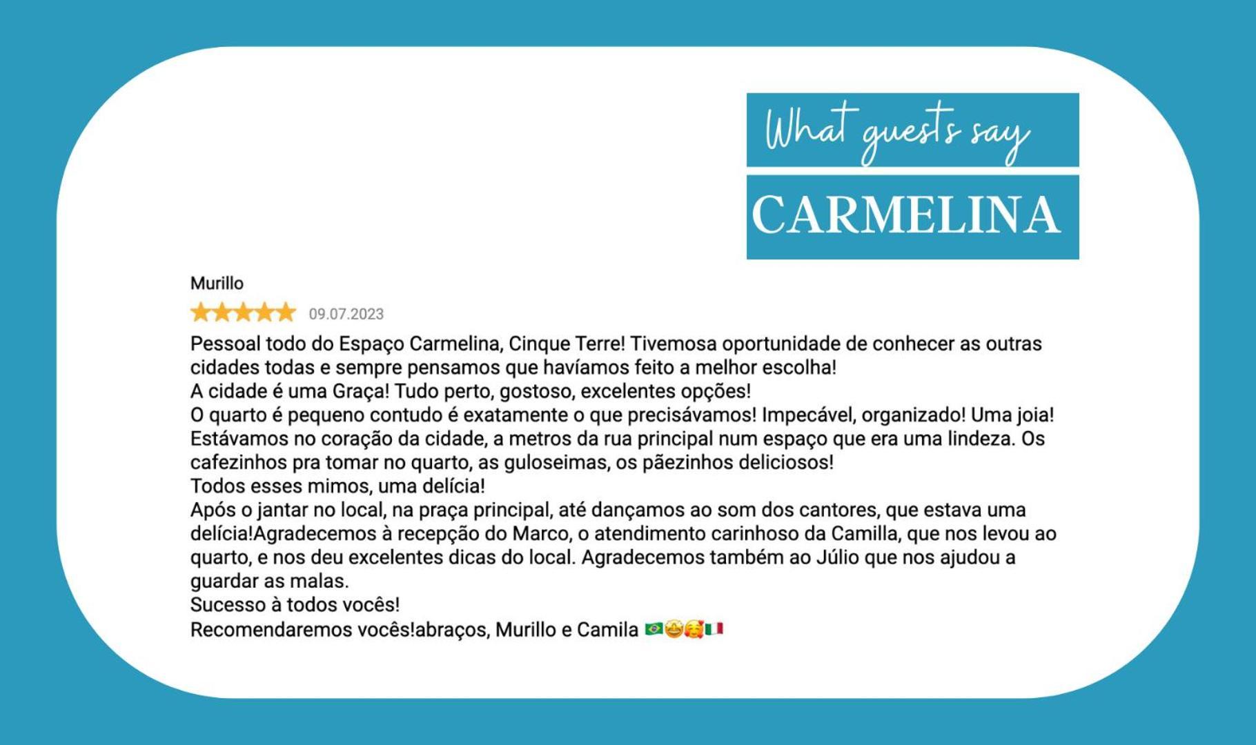 Carmelina Room Vernazza Bagian luar foto